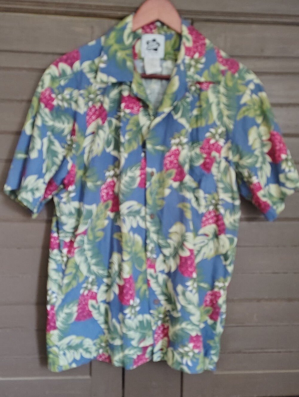 Hilo Hattie Hawaiian Short Sleeve Shirt Mens Size Large 100% Cotton